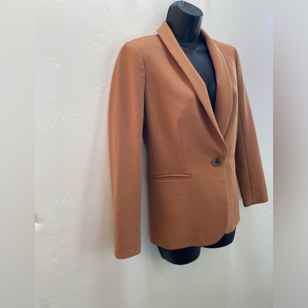 J.Crew Blazer Jacket Brown Size 2 - Picture 3 of 12